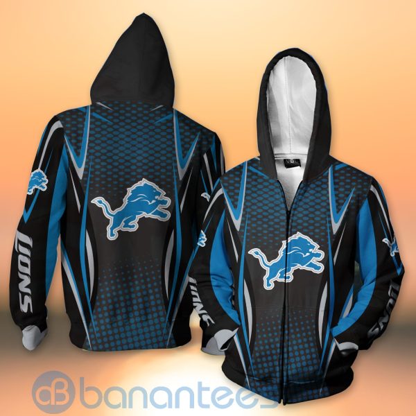Detroit Lions NFL American Football Sporty Design 3D All Over Printed Shirt Product Photo
