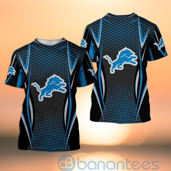 Detroit Lions NFL American Football Sporty Design 3D All Over Printed Shirt Product Photo