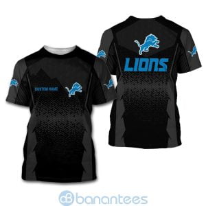 Detroit Lions NFL Football Team Custom Name 3D All Over Printed Shirt Product Photo