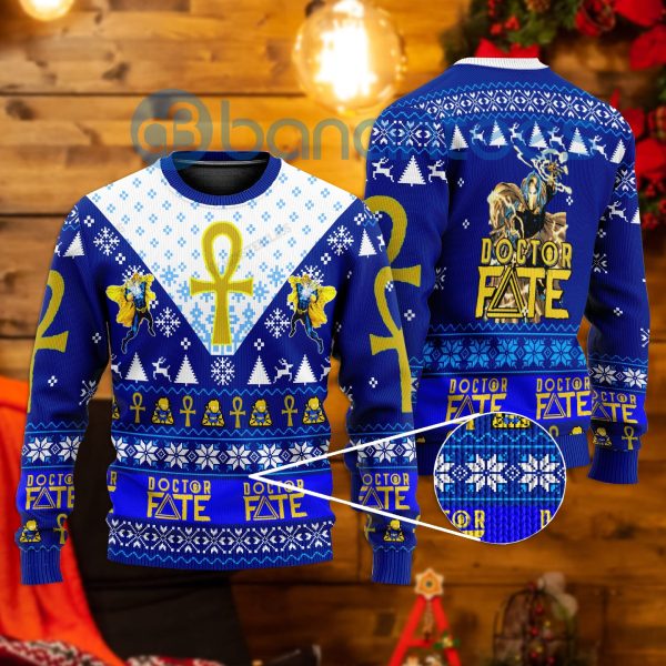 Doctor Fate Dc Comics All Over Printed Ugly Christmas Sweater Product Photo