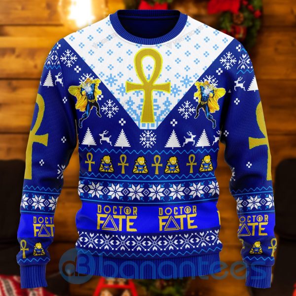 Doctor Fate Dc Comics All Over Printed Ugly Christmas Sweater Product Photo