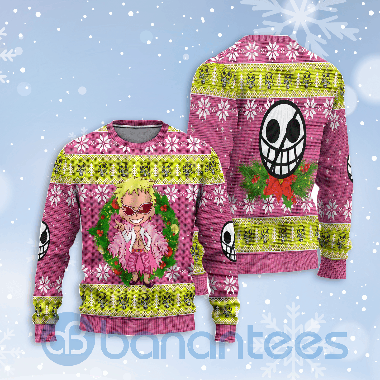 donquixote-anime-lover-ugly-christmas-3d-sweater-for-men-and-women-2-Ssnop.png Donquixote Anime Lover Ugly Christmas 3D Sweater For Men And Women Product Photo
