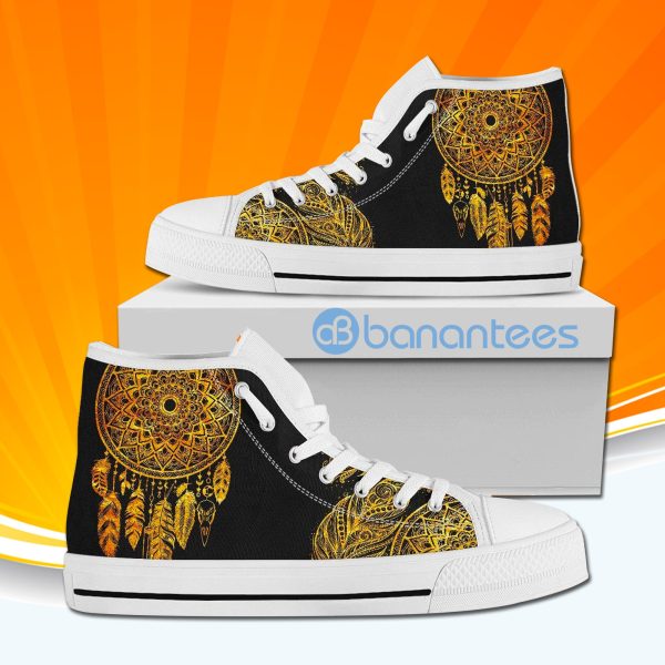 Dream Catchers High Top Canvas Shoes Sneakers For Men And Women Product Photo