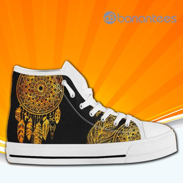 Dream Catchers High Top Canvas Shoes Sneakers For Men And Women Product Photo