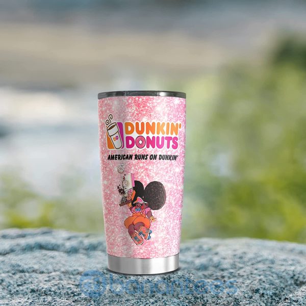 Dunkin' Donuts American Run On Dunkin' Black Girl Cute Tumbler Product Photo