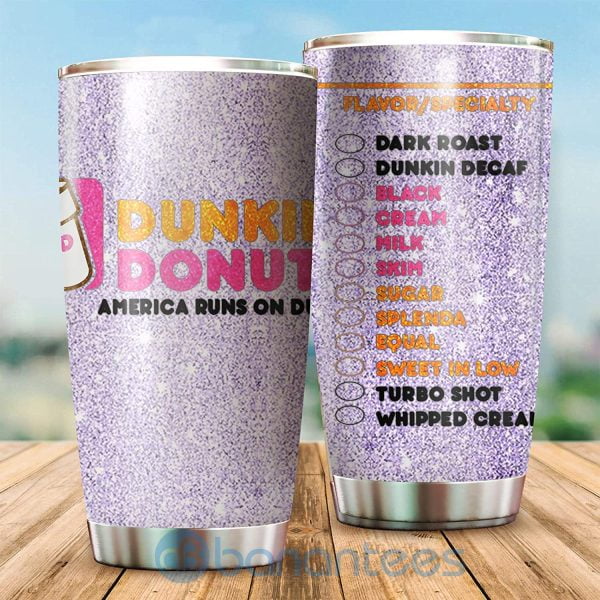 Dunkin' Donuts American Run On Dunkin' Cute Tumbler Product Photo