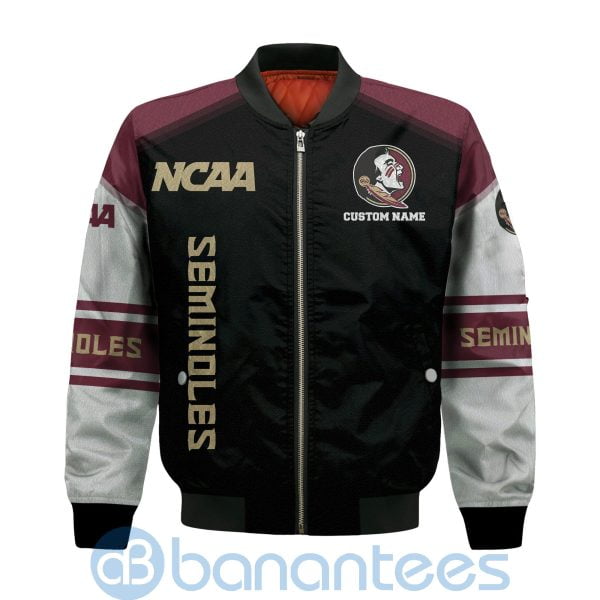 Florida State Seminoles Custom Name Bomber Jacket Product Photo