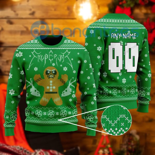 Custome Name Number Foo Fighters Christmas All Over Printed Ugly Christmas Sweater Product Photo