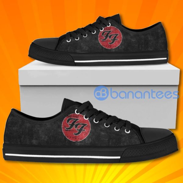 Foo Fighters Lovely Design Graphic Low Top Canvas Shoes Product Photo