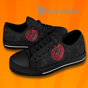 Foo Fighters Lovely Design Graphic Low Top Canvas Shoes Product Photo