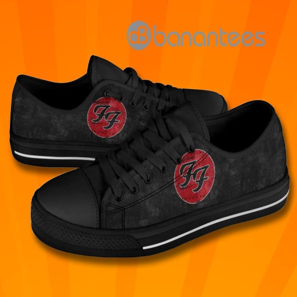 Foo Fighters Lovely Design Graphic Low Top Canvas Shoes Product Photo