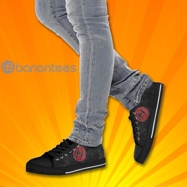Foo Fighters Lovely Design Graphic Low Top Canvas Shoes Product Photo