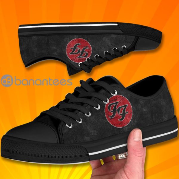Foo Fighters Lovely Design Graphic Low Top Canvas Shoes Product Photo