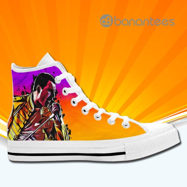 Freddie Mercury High Top Canvas Shoes Sneakers For Men And Women Product Photo