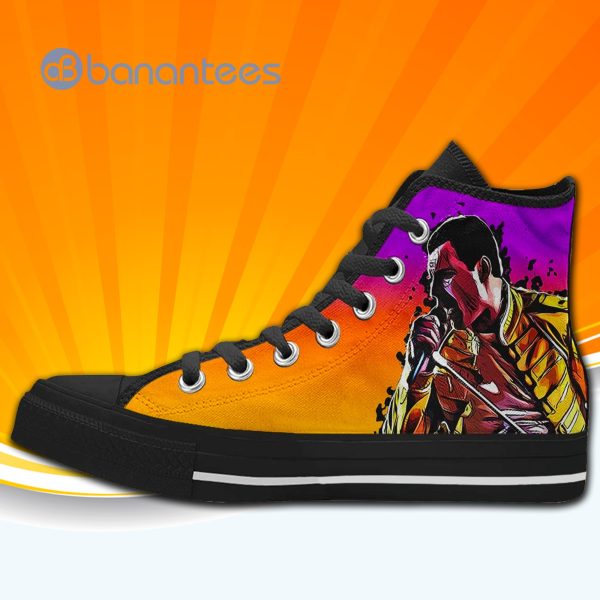 Freddie Mercury High Top Canvas Shoes Sneakers For Men And Women Product Photo