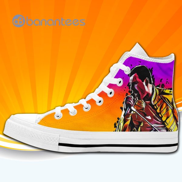Freddie Mercury High Top Canvas Shoes Sneakers For Men And Women Product Photo