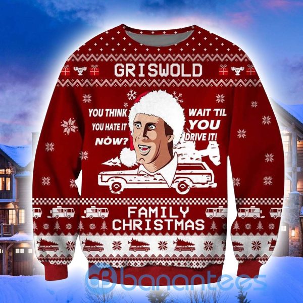 Funny Griswold Family Ugly Christmas All Over Printed 3D Sweatshirt Product Photo