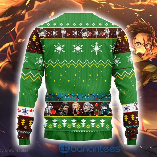 Genya Shinazugawa Demon Slayer Anime Ugly Christmas Sweater Product Photo
