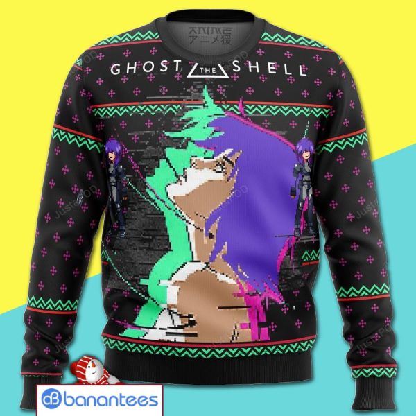 Ghost In The Shell Major Premium Full Print Ugly Christmas Sweater Product Photo