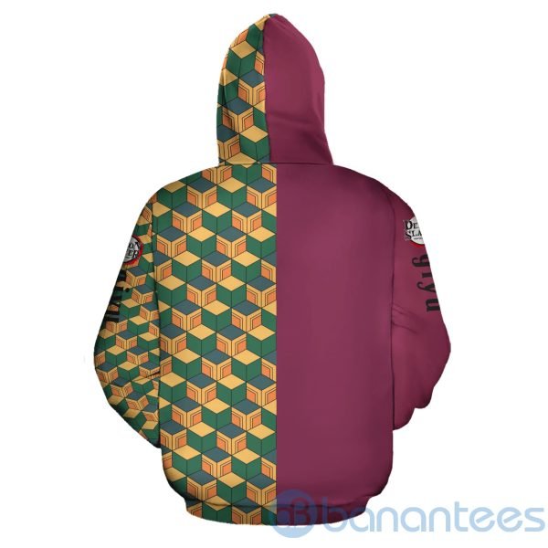 Giyu Demon Slayers Costume Anime Fan Gift All Over Printed 3D Hoodie Zip Hoodie Product Photo