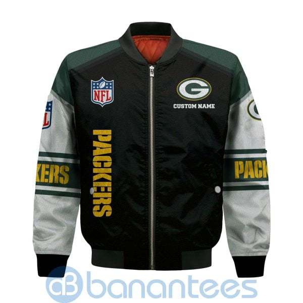 Green Bay Packers Custom Name Bomber Jacket Product Photo