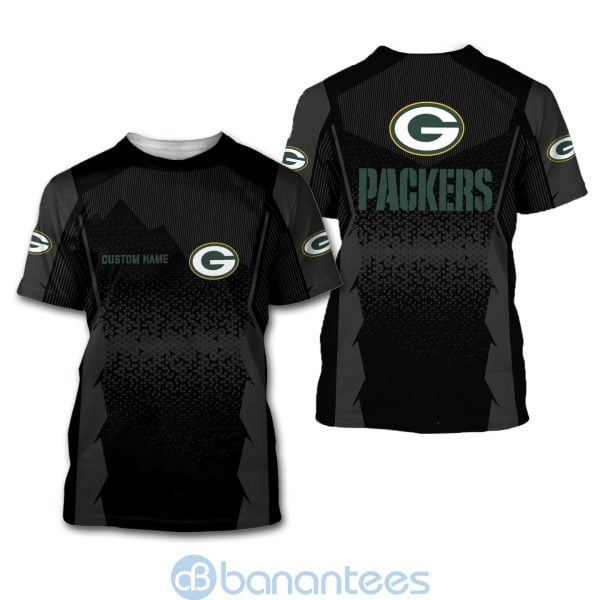 Green Bay Packers NFL Football Team Custom Name 3D All Over Printed Shirt Product Photo