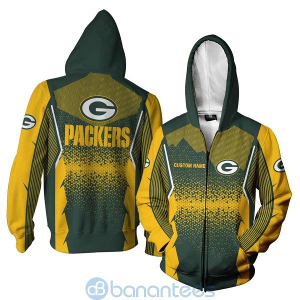 Green Bay Packers NFL Football Team Custom Name 3D All Over Printed Shirt For Fans Product Photo