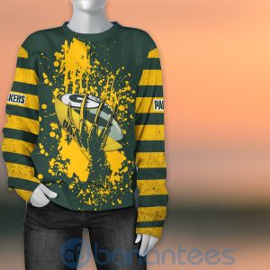 Green Bay Packers Skull Hand NFL Football Team Logo Ball 3D All Over Printed Shirt Product Photo