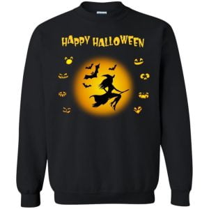 Happy Halloween Night Pumpkin T Shirt Hoodie Sweatshirt Product Photo