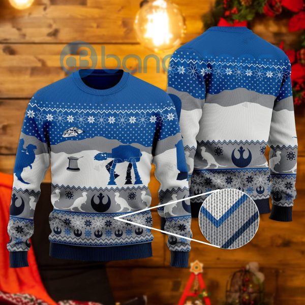 Happy Hoth idays Christmas All Over Printed Ugly Christmas Sweater Product Photo