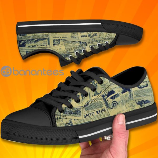 Hippie Passion Lovely Design Graphic Low Top Canvas Shoes Product Photo
