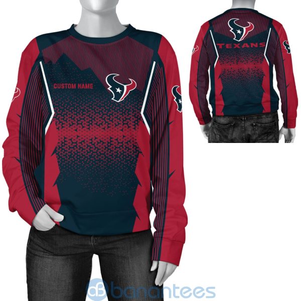 Houston Texans NFL Football Team Custom Name 3D All Over Printed Shirt For Fans Product Photo