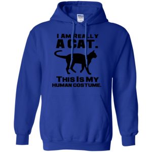 I Am Really A Cat This Is My Human Costume T Shirt Hoodie Product Photo