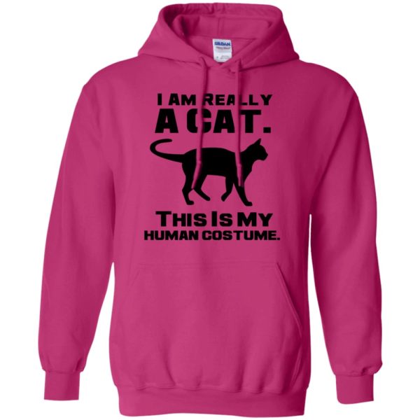 I Am Really A Cat This Is My Human Costume T Shirt Hoodie Product Photo