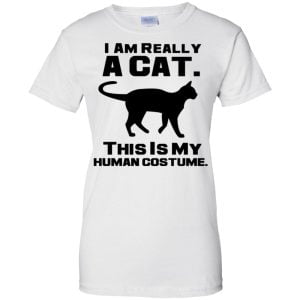 I Am Really A Cat This Is My Human Costume T Shirt Hoodie Product Photo