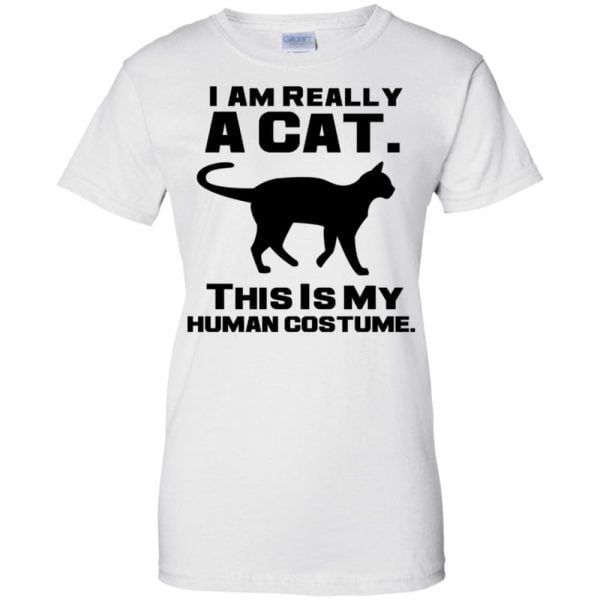 I Am Really A Cat This Is My Human Costume T Shirt Hoodie Product Photo