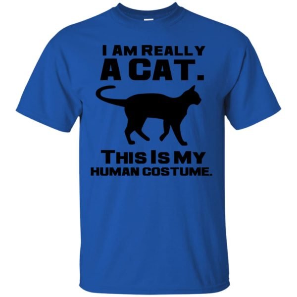 I Am Really A Cat This Is My Human Costume T Shirt Hoodie Product Photo