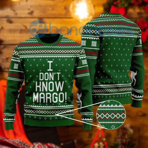 I Don?t Know Margo! All Over Printed Ugly Christmas Sweaters Product Photo
