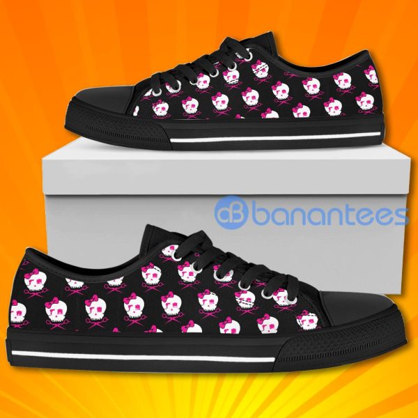 I Will Cut You Special Design Graphic Low Top Canvas Shoes Product Photo