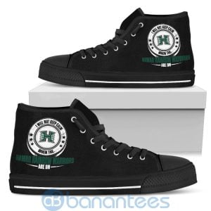 I Will Not Keep Calm When The Hawaii Rainbow Warriors Are On High Top Shoes Product Photo