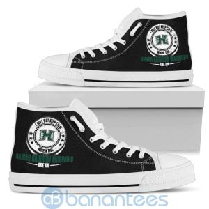 I Will Not Keep Calm When The Hawaii Rainbow Warriors Are On High Top Shoes Product Photo
