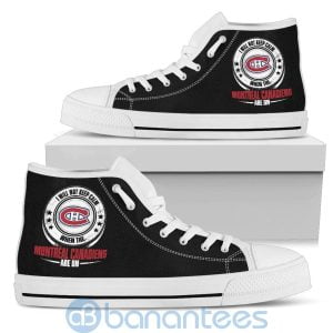 I Will Not Keep Calm When The Montreal Canadiens Are On High Top Shoes Product Photo