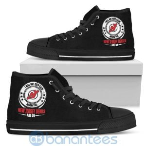 I Will Not Keep Calm When The New Jersey Devils Are On High Top Shoes Product Photo