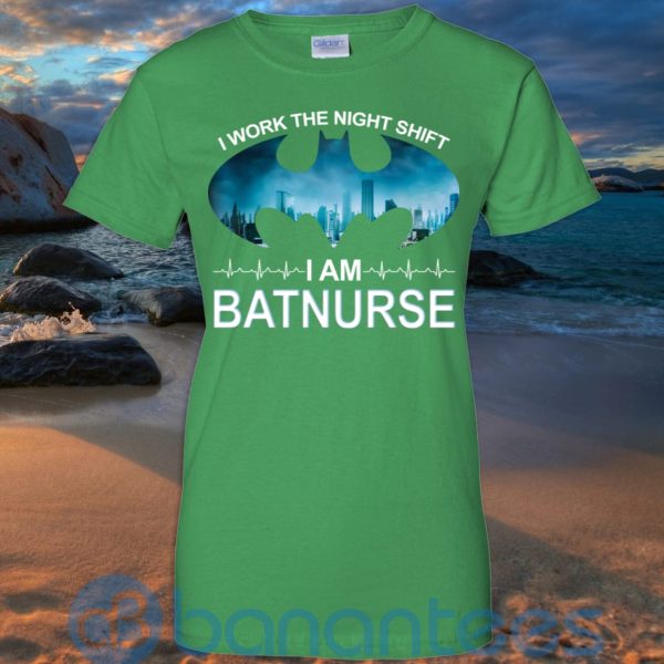 I Work The Night Shift I Am BatNurse T Shirt Hoodie Sweatshirt Product Photo