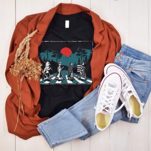 Demon Slayer Anime Abbey Road Tanjiro Nezuko Zenitsu Inosuke T Shirt Product Photo