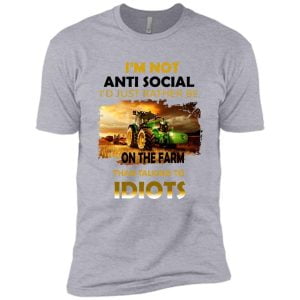 im not anti social id just rather be on the farm than talking to idiots farn lover t shirt unisex t shirt ash 300x300 image I’m Not Anti Social I’d Just Rather Be On The Farm Than Talking To Idiots Farn Lover T Shirt Product Photo