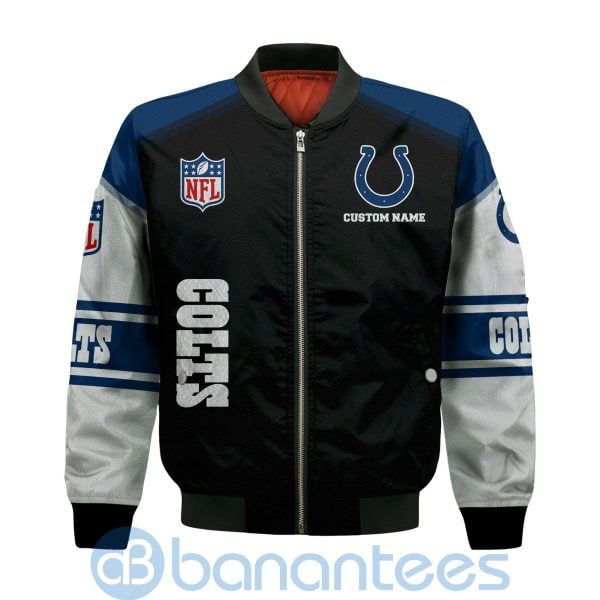 Indianapolis Colts Custom Name Bomber Jacket Product Photo