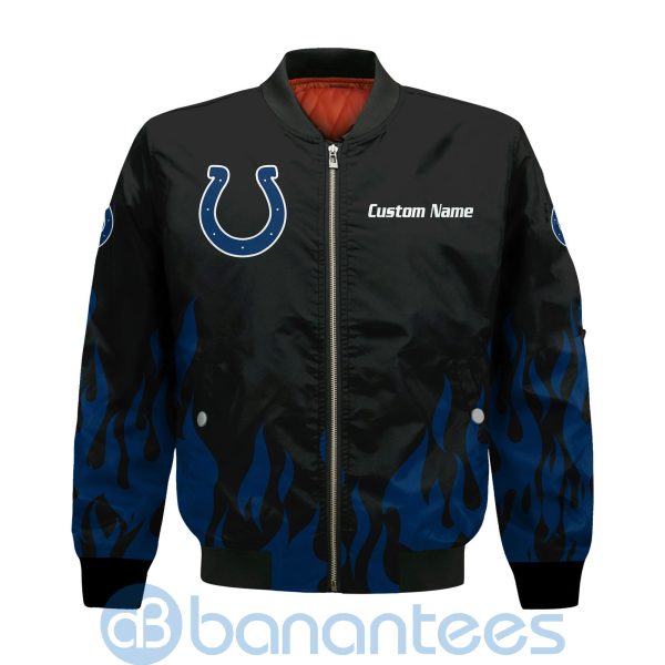 Indianapolis Colts Football Team Logo Disney Mickey Custom Name Bomber Jacket Product Photo
