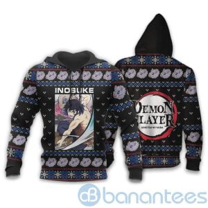 Inosuke Christmas Demon Slayer Anime Lover All Over Printed 3D Shirt Product Photo