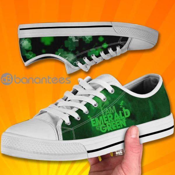 Irish Limited Green Lovely Design Graphic Low Top Canvas Shoes Product Photo